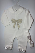 Pearl Bow Baby Grow