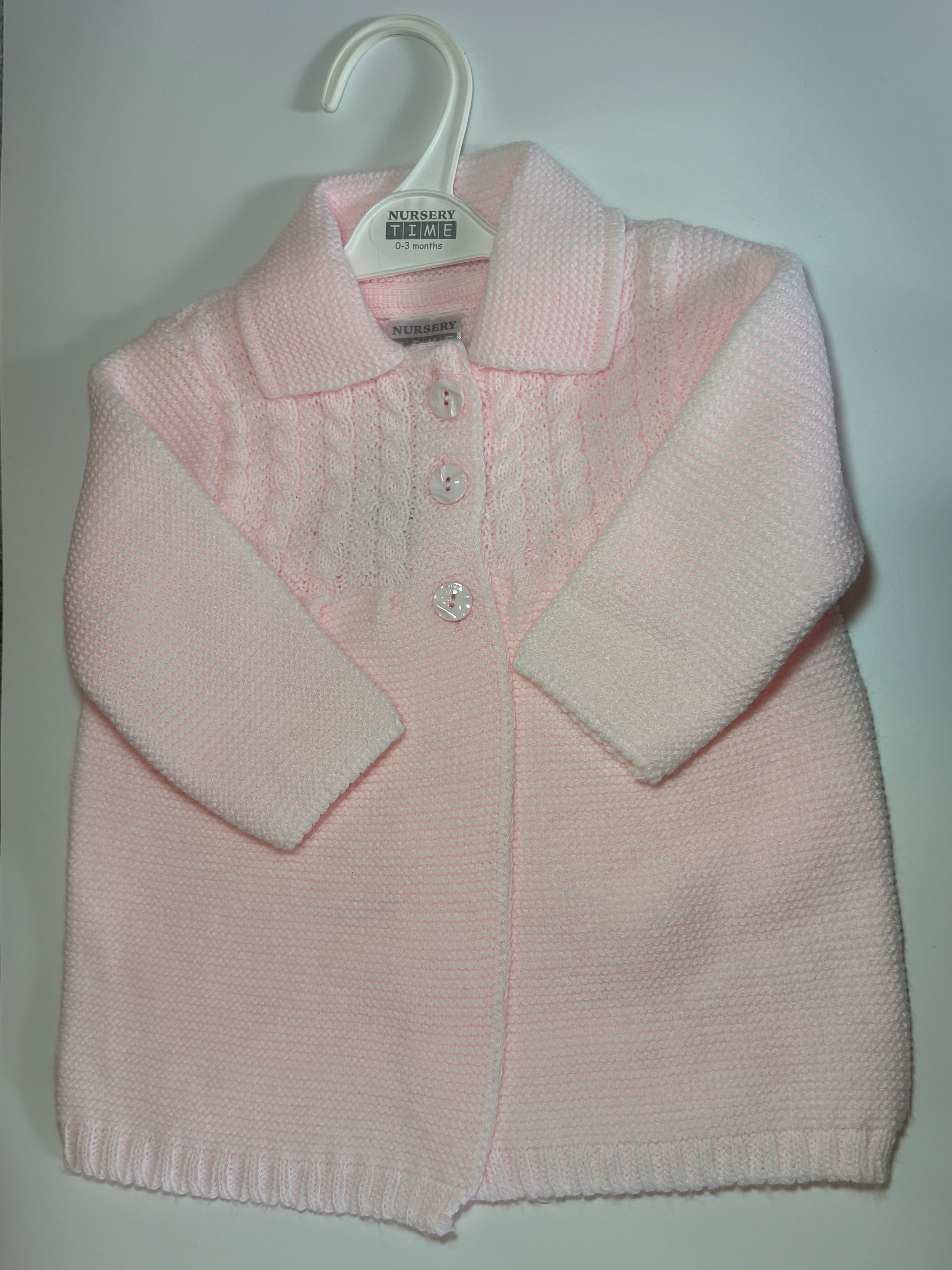 Pink Knitted Cardigan