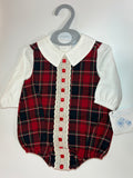 Red Tartan Romper