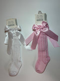 Knee High Bow Socks