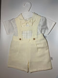 Lemon Dungaree Romper