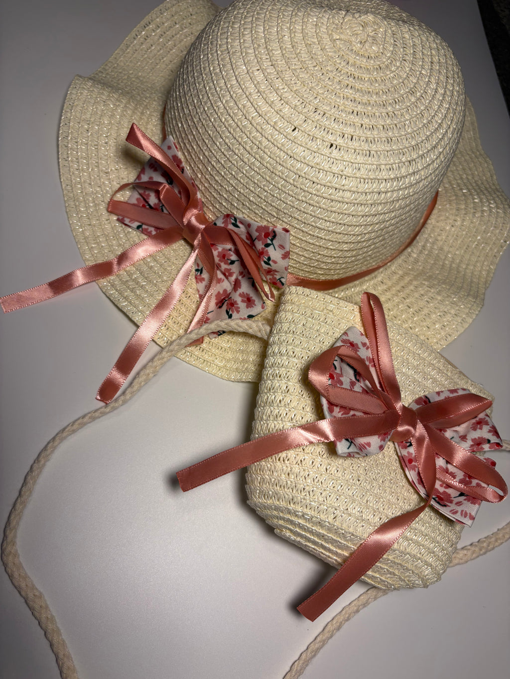 Bow Hat & Bag Set