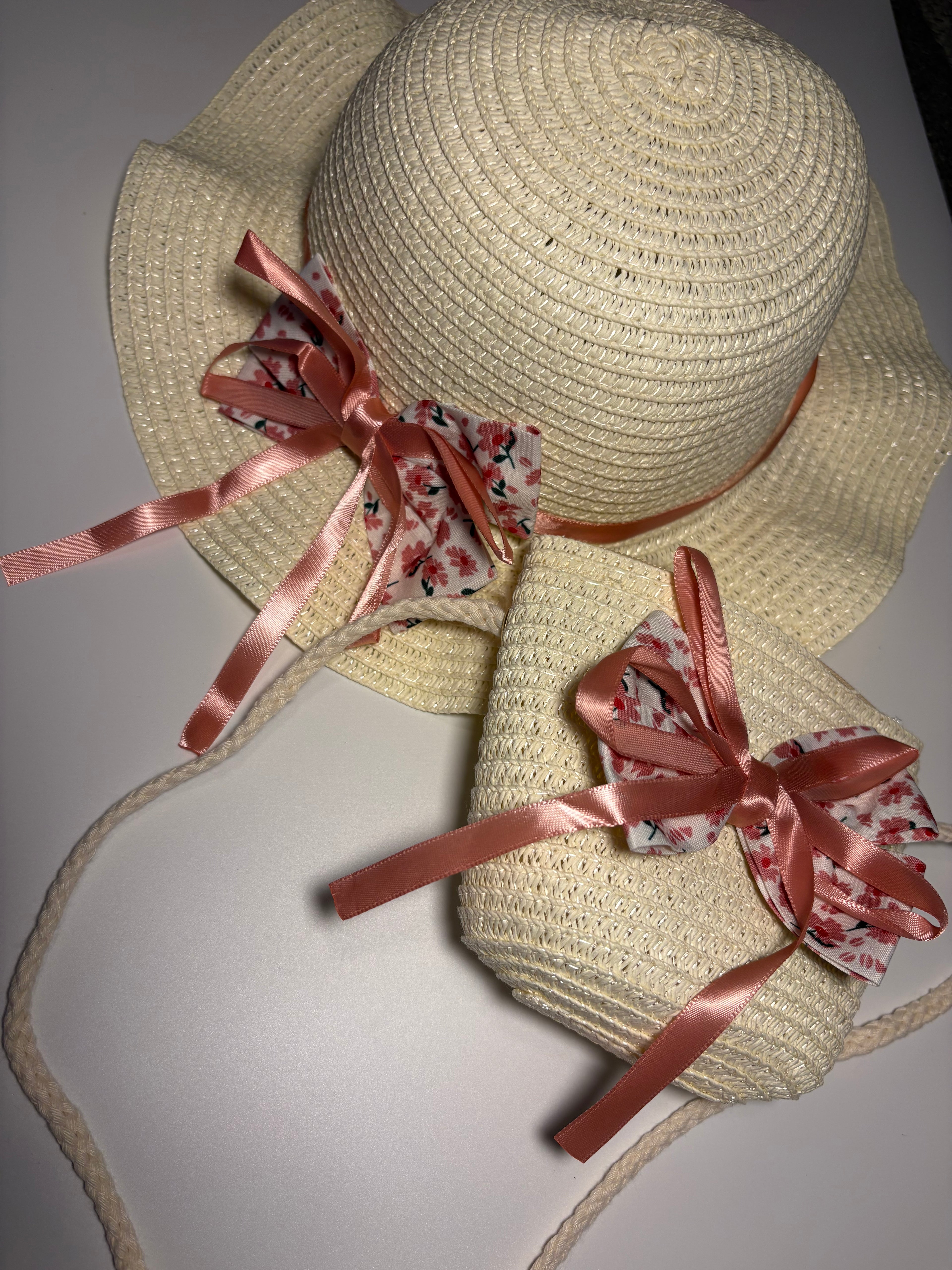 Bow Hat & Bag Set