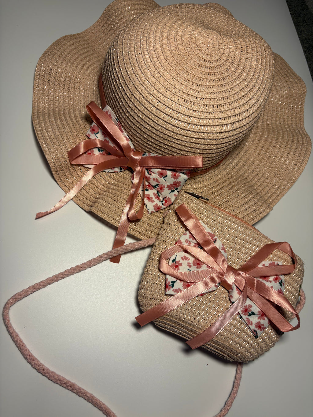Bow Hat & Bag Set