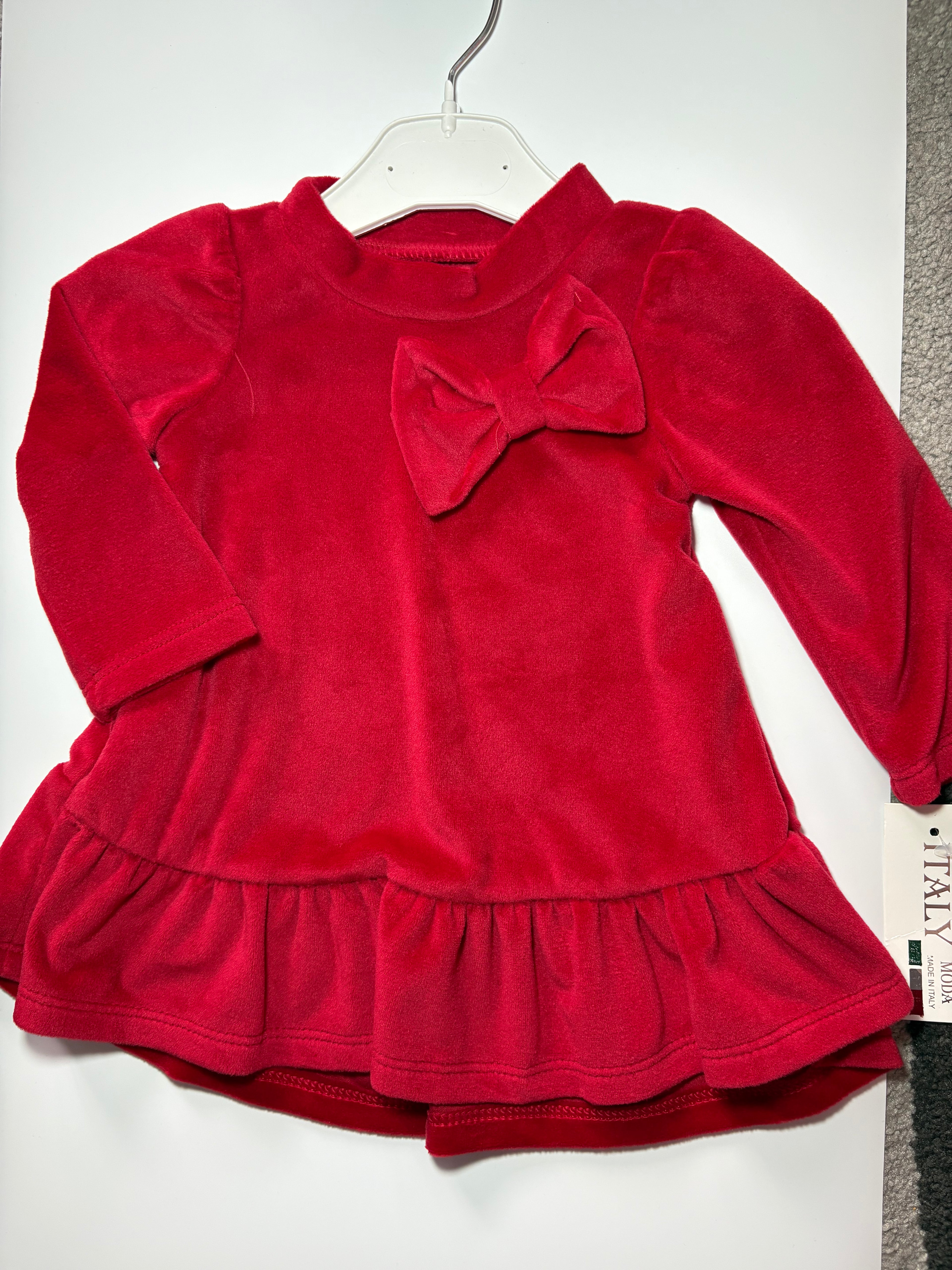 Red Velour Dress