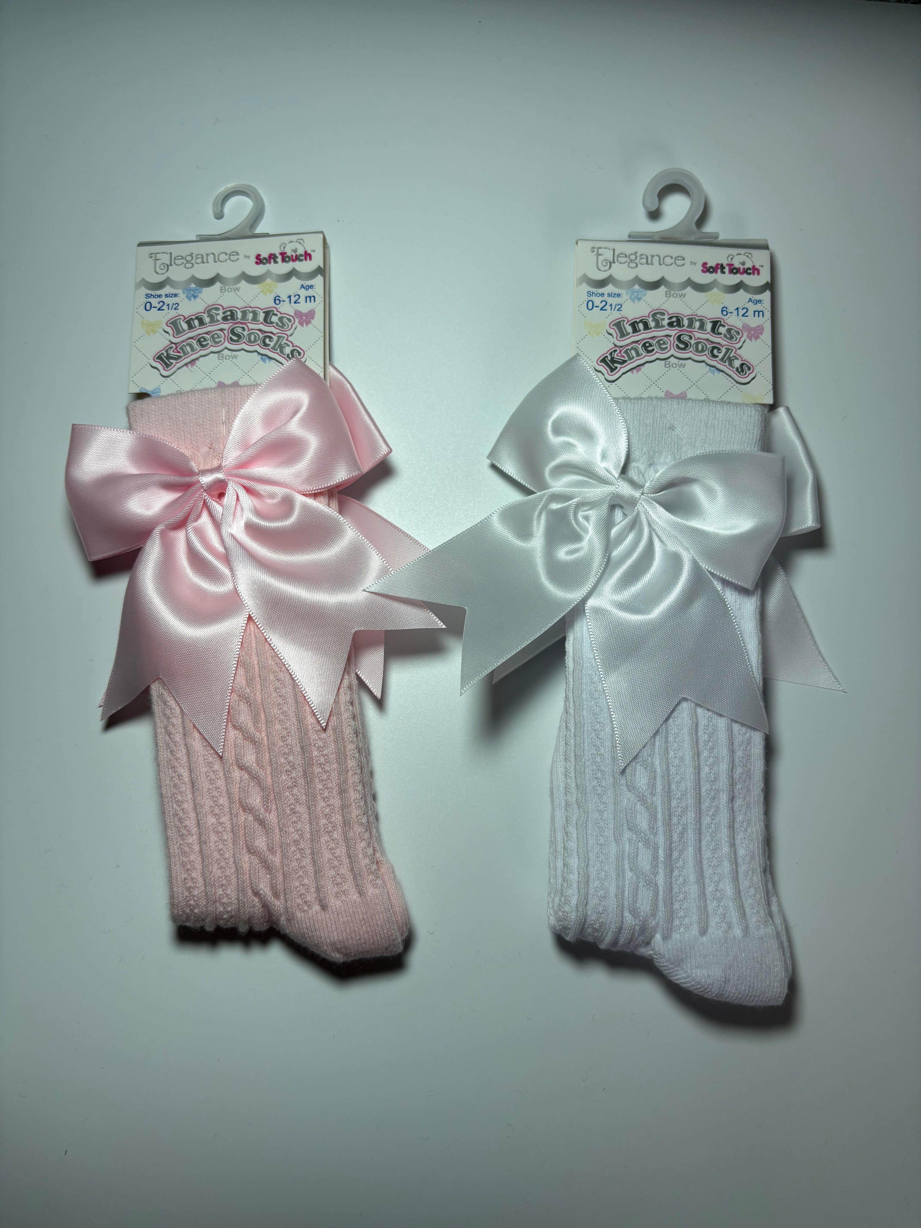 Knee High Bow Socks